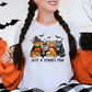Wholesale Cat Spooky Paw Graphic Tee or Sweatshirt - Ash Tee