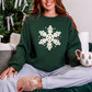 Yarn Snowflake Sweatshirt
