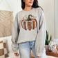 Wholesale Fall Book Pumpkin Sweatshirt - Grey Sweatshirt