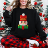 Faux Yarn Nutcracker Sweatshirt