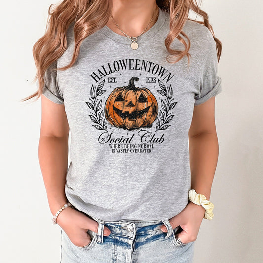 Wholesale Halloweentown Social Club - Grey Sweatshirt