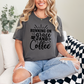 Wholesale Grace and Coffee Graphic Tee - Ashpalt Tee