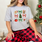 Wholesale Vintage Christmas Coquette - Grey Tee
