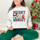 Wholesale Merry Bling Graphic Tee - Black Sweatshirt