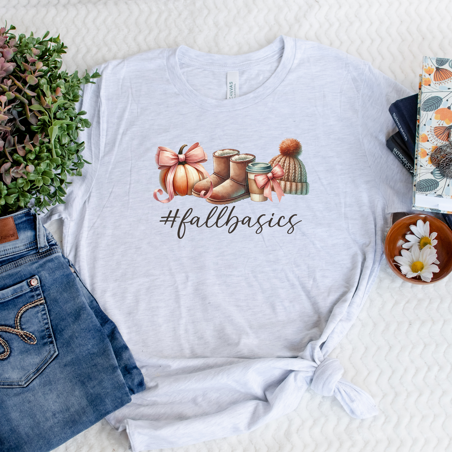 Wholesale Fall Basics - Ash Tee
