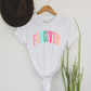 Wholesale Varsity Forgiven Graphic Tee - White Sweatshirt
