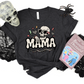Wholesale Funny Halloween Mama Graphic Tee - Dark Grey Heather Tee