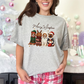 Wholesale Merry Woofmas Dogs Graphic Tee - Grey Tee