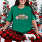 Wholesale Gingerbread Coffee Graphic Tee - Kelly Tee
