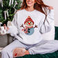 Wholesale Yarn Snowman Sweatshirt - Ash Sweatshirt