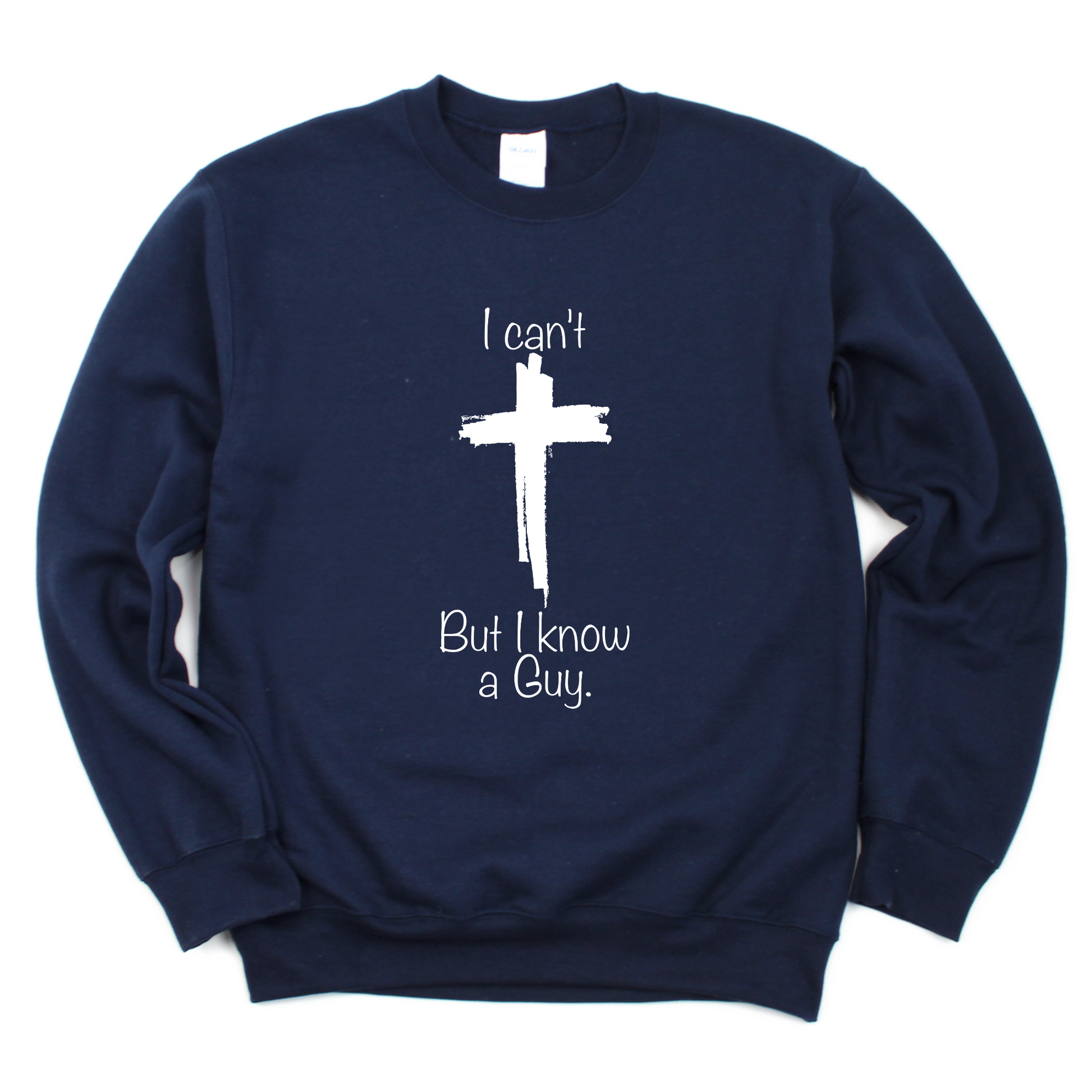 Wholesale I know a guy Graphic Tee - Black Sweatshirt