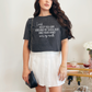 Wholesale Over my mouth Graphic Tee - Heather Charcoal Tee