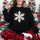 Yarn Snowflake Sweatshirt