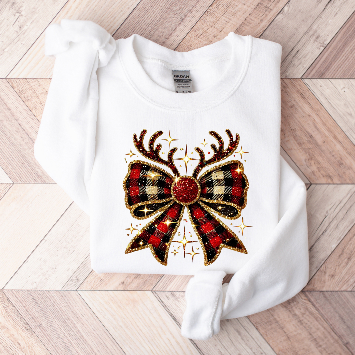 Wholesale Rudolph Coquette Bling - Red Tee