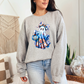 Wholesale Ghost Patchwork Sweatshirt - Ash Sweatshirt