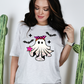 Wholesale Girly Ghost Graphic Tee - Grey Tee