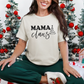 Wholesale Mama Claus Black Graphic Tee - Natural Tee
