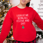Wholesale All festive and shit Graphic Tee - Red Sweatshirt