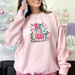 Wholesale Be The Light Christmas Sweatshirt - Light Pink Sweatshirt