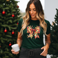 Wholesale Christmas Lights Bow - Black Tee