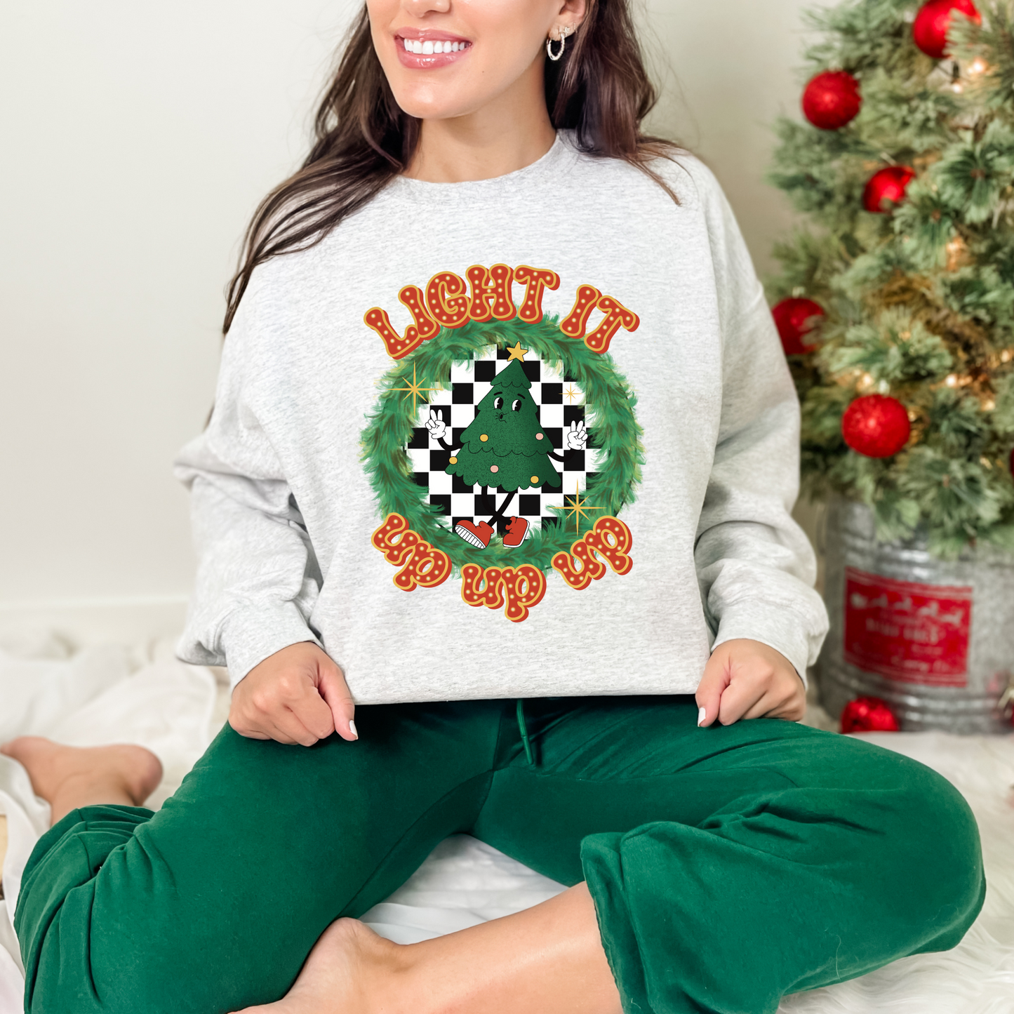 Wholesale Light it up up up Graphic Tee - Black Sweatshirt