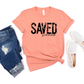 Wholesale Saved Sinner Graphic Tee - Heather Slate Tee