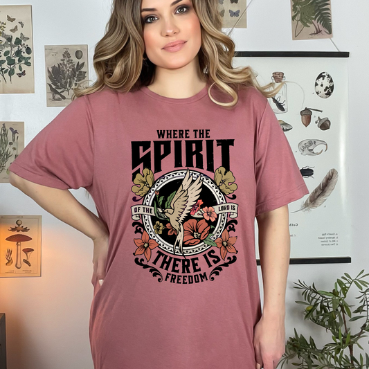 Wholesale Spirit of the Lord Graphic Tee - Sand