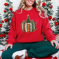 Wholesale Christmas Tree Book Sweatshirt - Red Sweatshirt