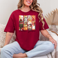 Wholesale Autumn Season Graphic Tee - Cardinal Red Tee