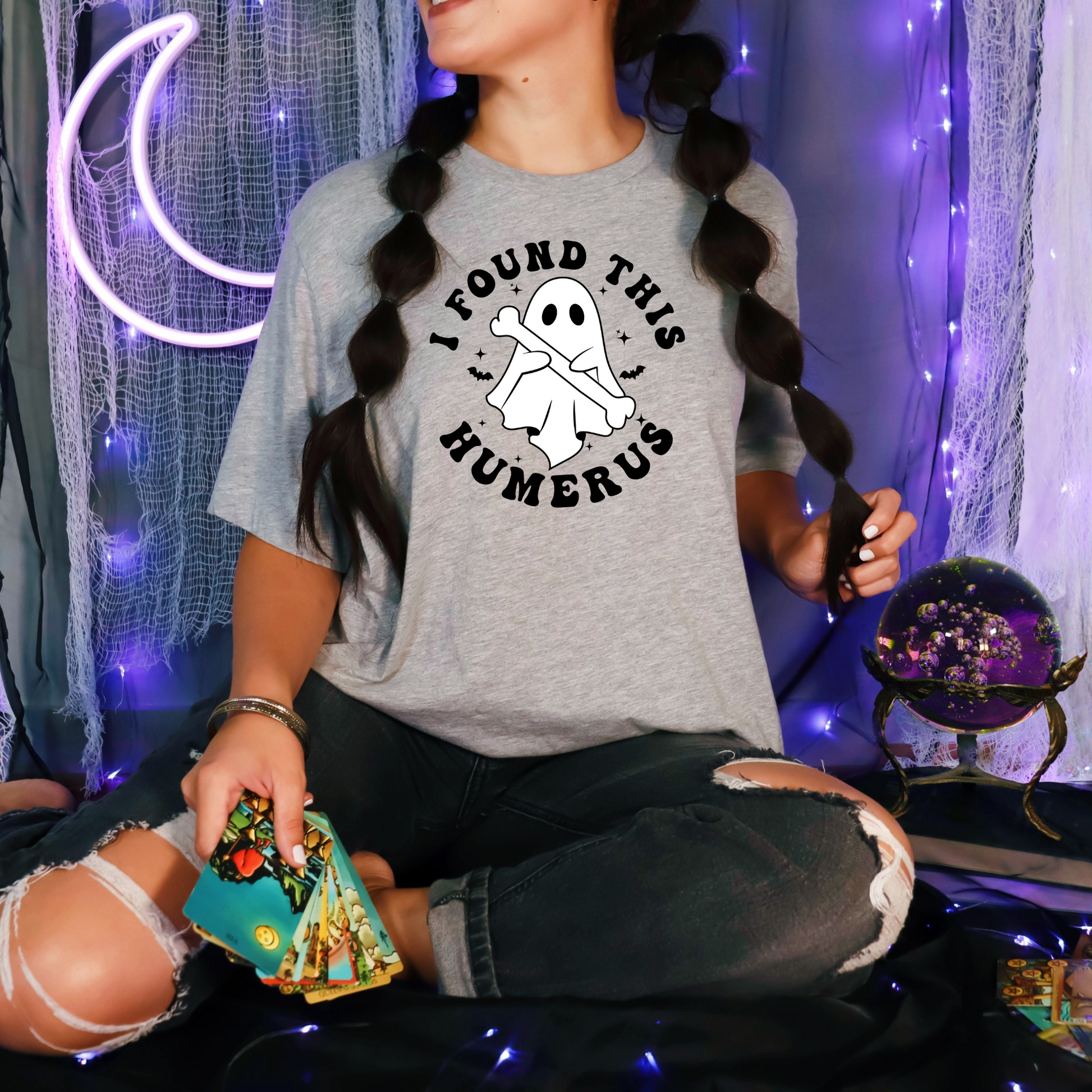 Wholesale I found this Humerus Graphic Tee - Grey Tee