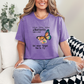 Wholesale Live Like Like a Butterfly Graphic Tee - Heather Team Purple Tee