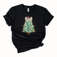 Wholesale Girly Christmas Tree Coquette - Black Sweatshirt