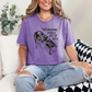Wholesale Surviving Out of Spite Graphic Tee - Heather Team Purple Tee