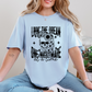 Wholesale Livin the Dream Graphic Tee - Baby Blue Tee