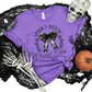 Wholesale Spooky Witch Social Club Graphic Tee - Heather Team Purple Tee