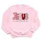 Wholesale Jesus is my Valentine Graphic Tee - White Sweatshirt