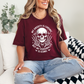 Wholesale My Anxiety Is Graphic Tee - Maroon Tee
