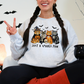 Wholesale Cat Spooky Paw Graphic Tee or Sweatshirt - Ash Sweatshirt
