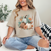 Boho Pumpkins Floral Graphic Tee