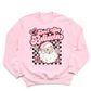 Wholesale Pink Santa Don't Stop Sweatshirt - Light Pink Sweatshirt