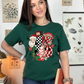 Wholesale Retro Christmas Graphic Tee - Black Tee