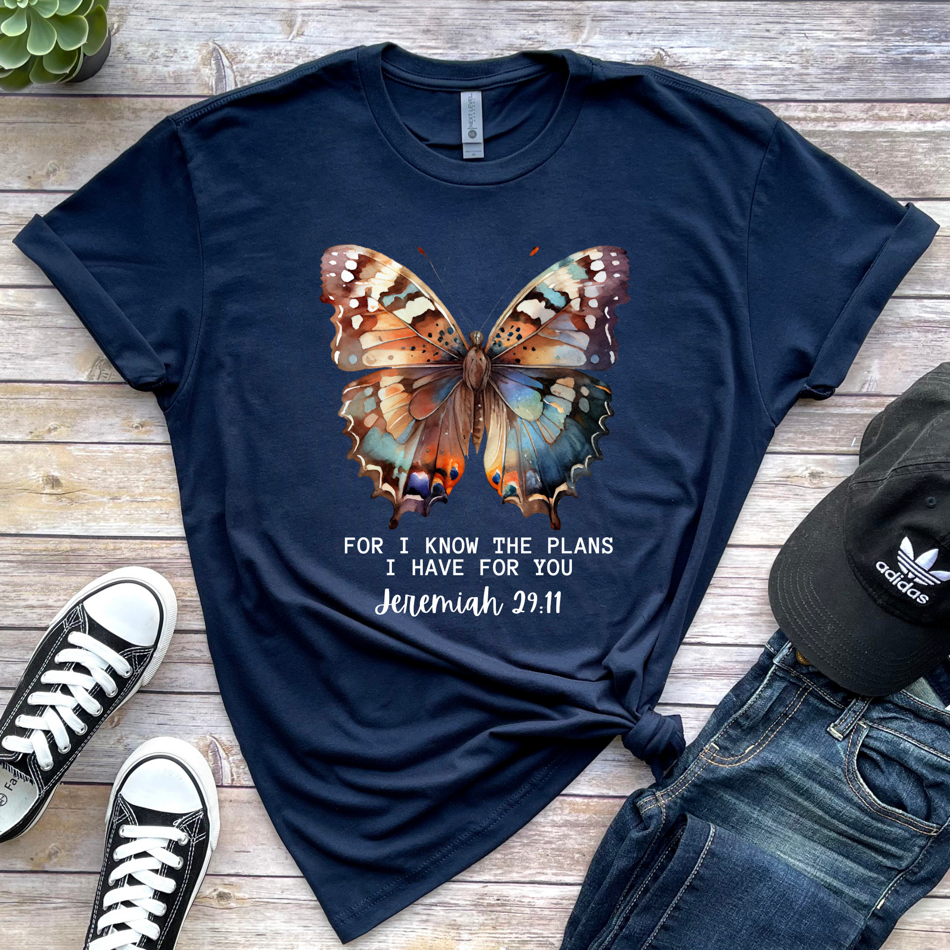 Wholesale The plans I have for you Graphic Tee - Black Sweatshirt