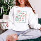 Wholesale Fa La La La Sweatshirt - White Sweatshirt
