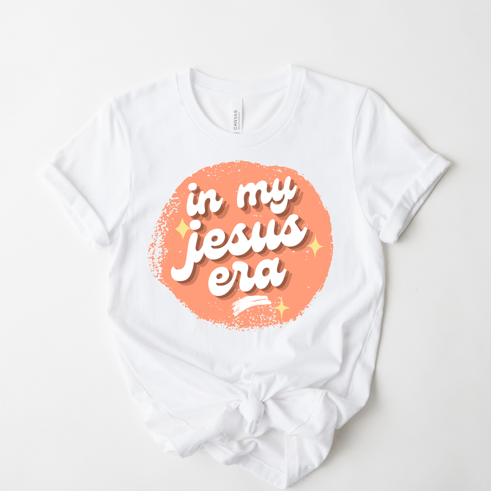 Wholesale Jesus Era Graphic Tee - White Tee