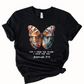 Wholesale The plans I have for you Graphic Tee - Black Tee