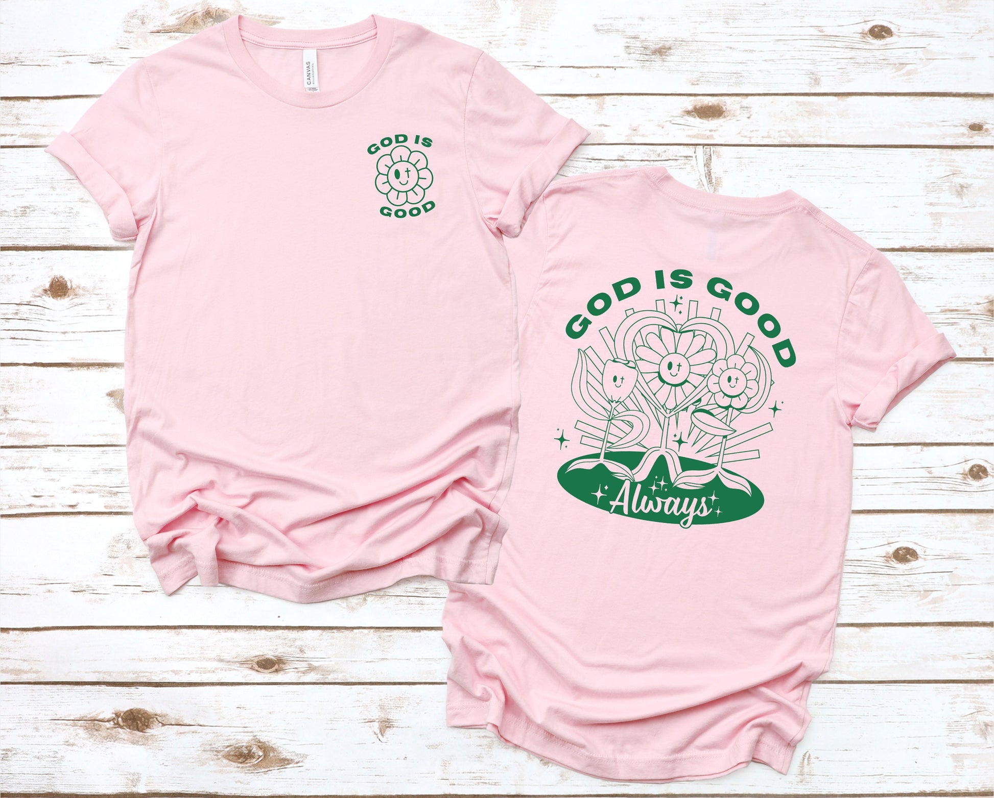 Wholesale Always Good Graphic Tee - Grey