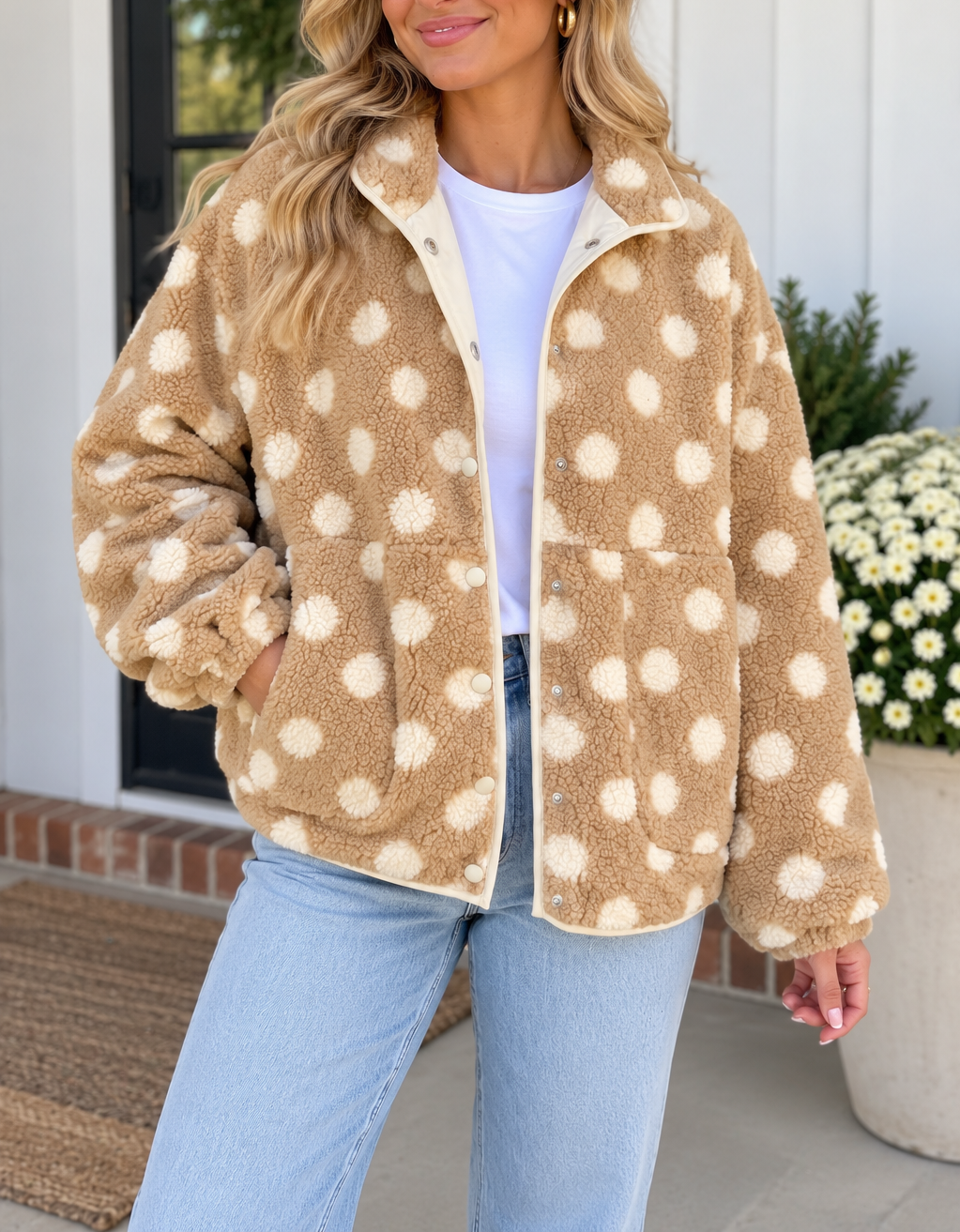 Sunday Stroll Polka Dot Jacket