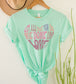 Wholesale Be Done in Love Graphic Tee - Mint