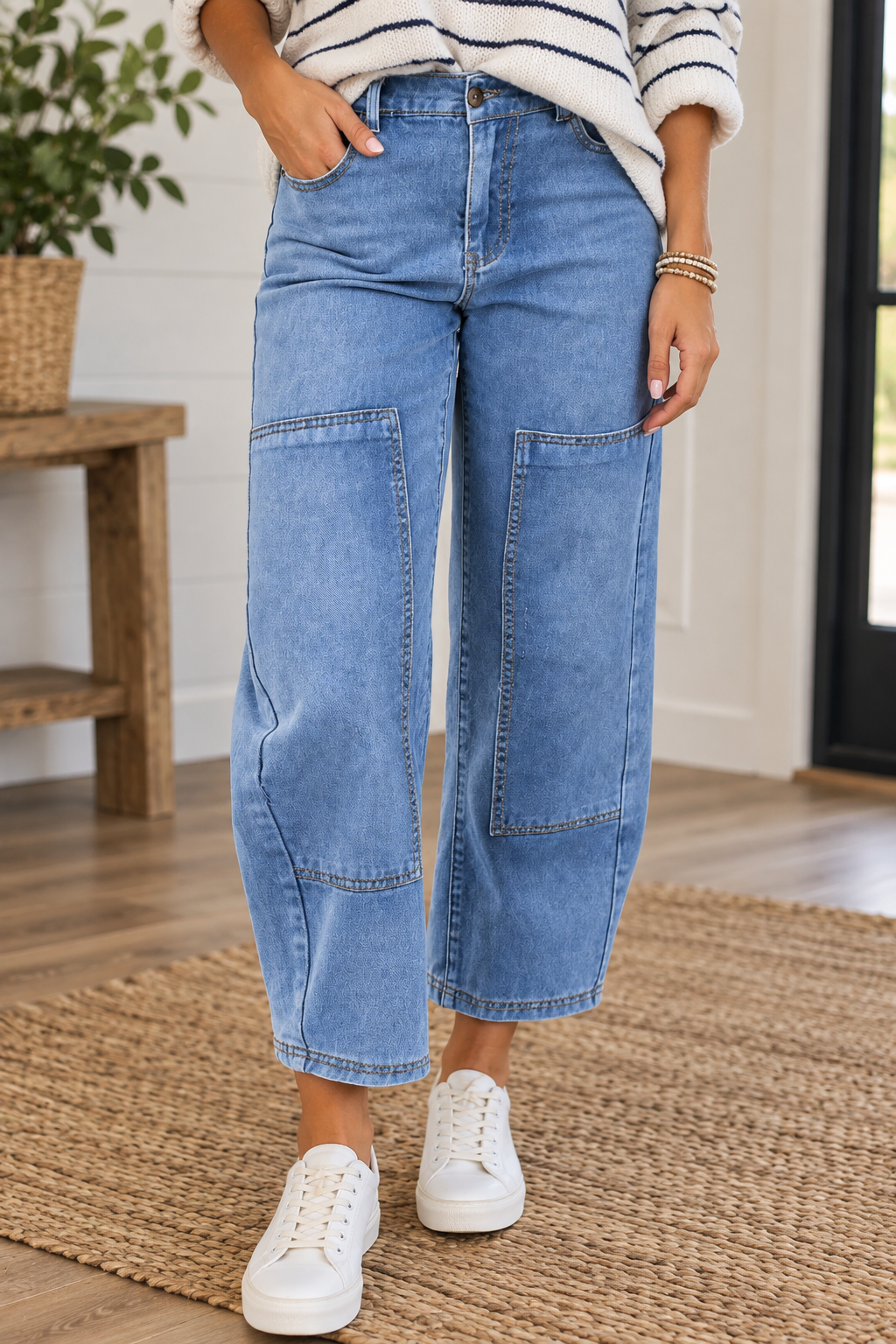 Blue Ridge Seamed Jeans