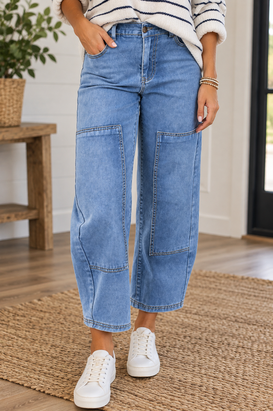 Blue Ridge Seamed Jeans